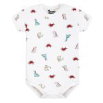 ⁦بدي بيبي نص كم أبيض مطبوع (متعدد الطبعات )⁩ - الصورة ⁦3⁩