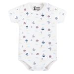 ⁦بدي بيبي نص كم أبيض مطبوع (متعدد الطبعات )⁩ - الصورة ⁦4⁩