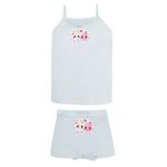 ⁦طقم بناتي ألوان توب وهوت شورت⁩ - الصورة ⁦2⁩