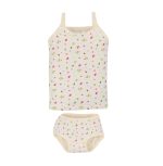 ⁦طقم بناتي توب مطبوع ألوان⁩ - الصورة ⁦4⁩