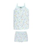 ⁦طقم بناتي توب هوت شورت مطبوع ألوان⁩ - الصورة ⁦3⁩