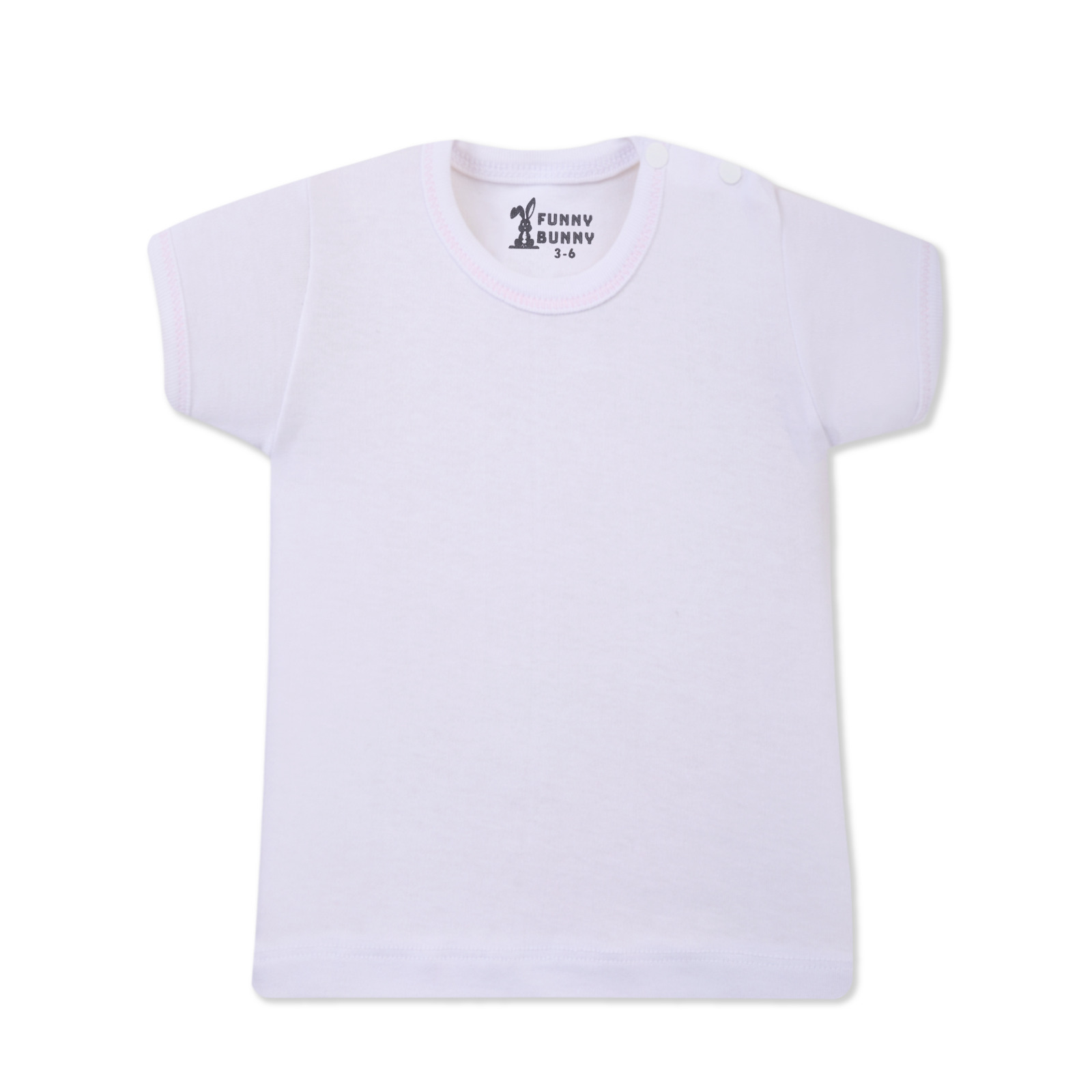 ابيض-1.jpg فانلة كبسول كتف 1/2 كم - الصورة 1